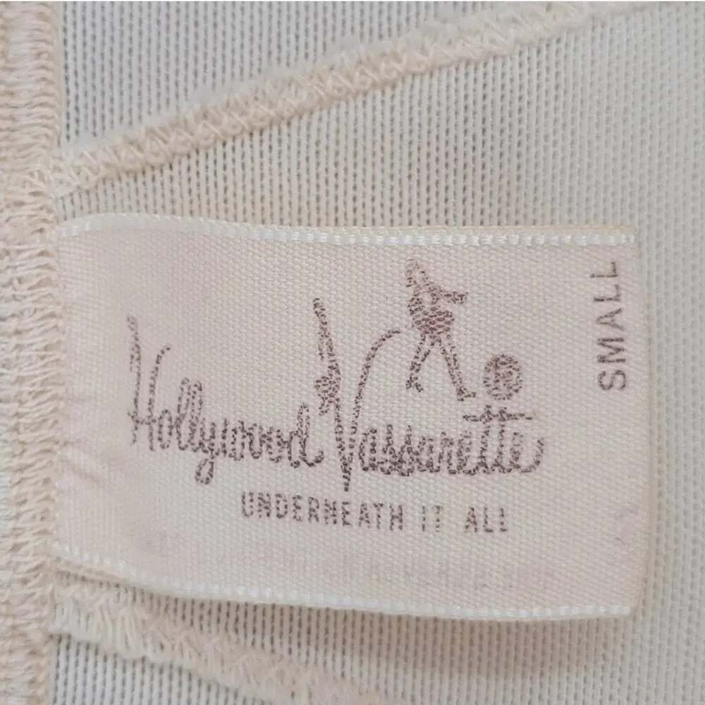 Hollywood Vassarette Ivory Lace Girdle Pin Up Vintage Lingerie‎ Glamour